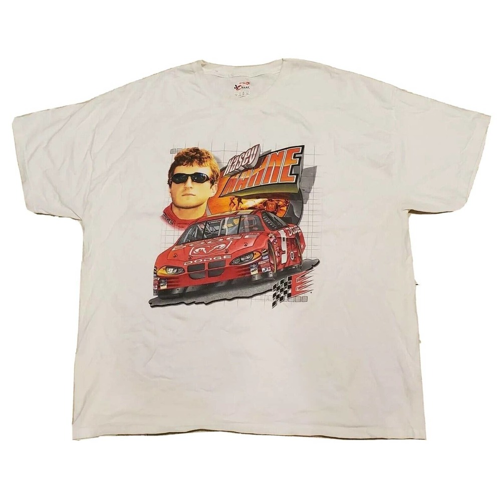 Vintage Y2K Nascar Chase Kasey Kahne‎ Double Sided Graphic T Shirt XL X-Large